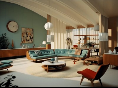 195060S Living Room  3D Rendering