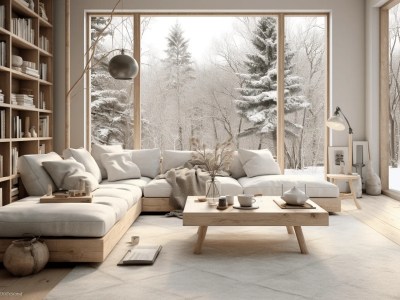 3D Interior Design In Winter