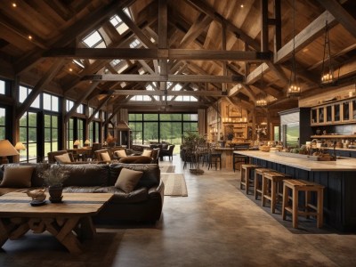 Barn With Living Area And Open Bar