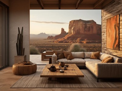 Beautiful View Of The Interior Of A Home With Desert