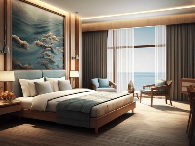 Bedroom Design Hotel 3D Interior Image Of Hotel Bed