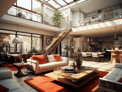 Big Modern Living Room
