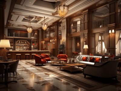 Elegant Looking Luxurious Hotel Interior