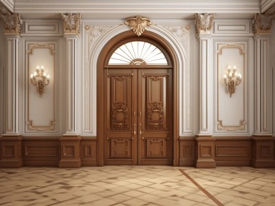 Elegant, Ornate, Room With Elegant Doors