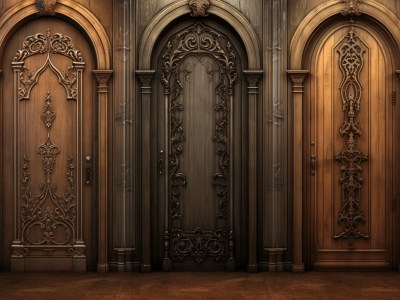 Gothic Doors Wallpaper