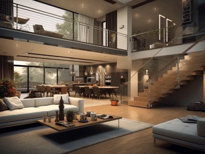 Impressive Interior Of What Looks To Be A Modern Home