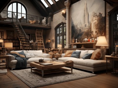 Living Room Inspiration With Loft Design