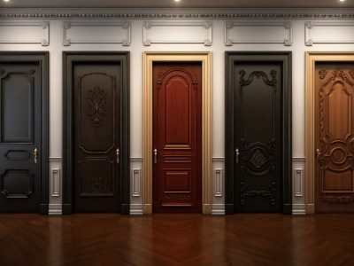 Many Different Doors In An Interior