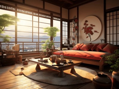 Modern Asian Living Room