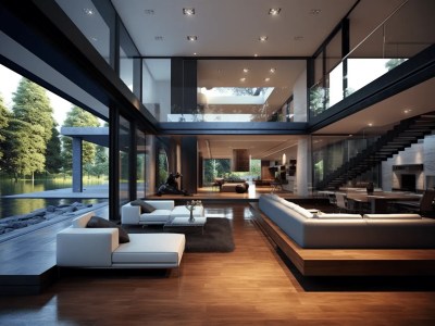 Modern House Interior 3D Comomos