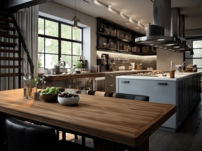 Modern Modern Kitchen With Wood Floors
