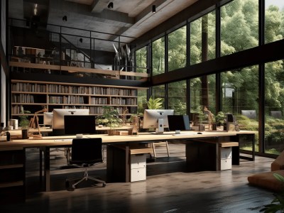Photo Of Openplan Workspace With Modern Offices