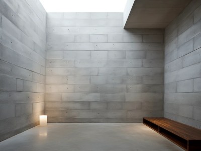 Room In The City With Modern Concrete Walls