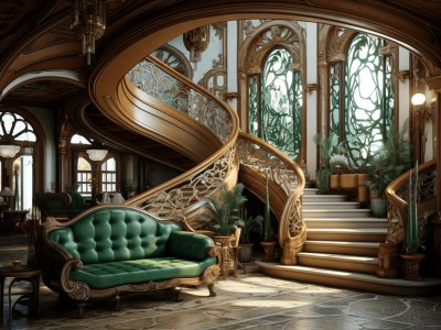 Stairs In A Fancy House