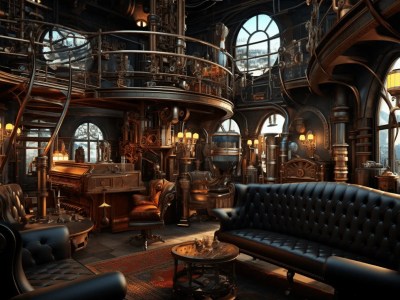 Steampunk Inspired Interior