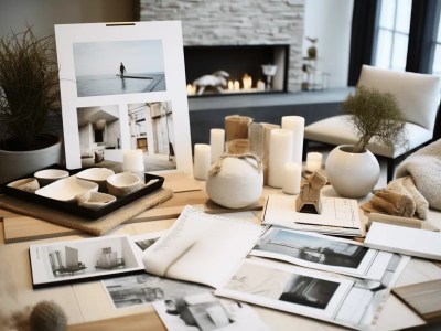 Table With Photos And Vases