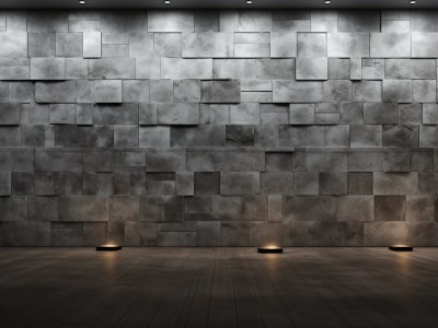 Tiled Floor And Wall At The Night Photo