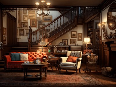 Victorian Living Room For Old Games